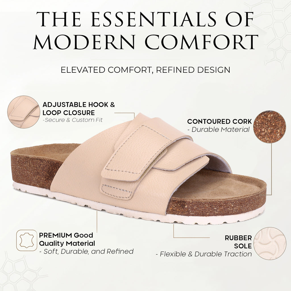 PLAE - Kora Women Casual Slider – Beige