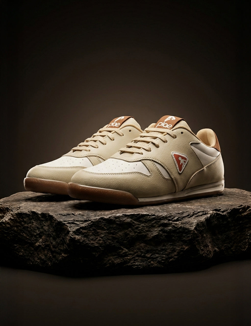 PLAE - Urban Blaze Men Lace Up Casual Sneaker – Beige
