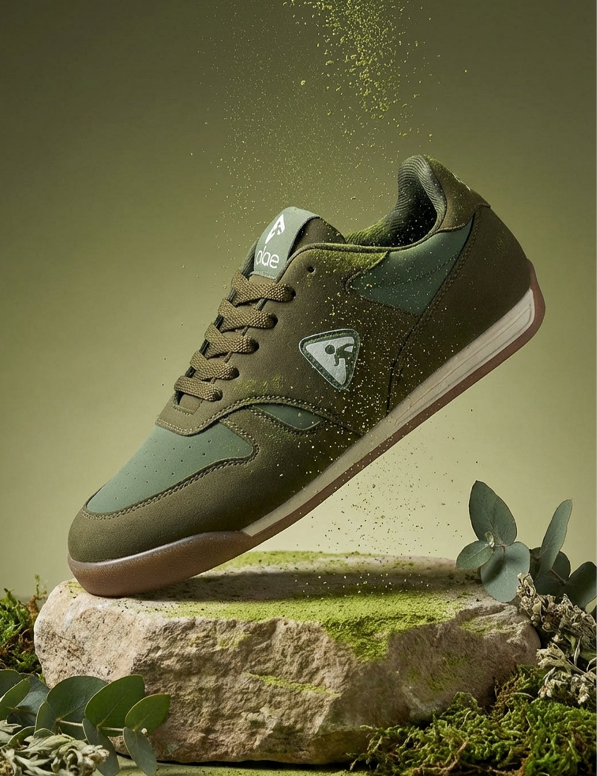 PLAE - Urban Blaze Men Lace Up Casual Sneaker – Olive
