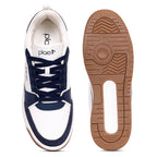 PLAE - Velo Men Lace Up Casual Sneaker – White/Navy