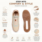 PLAE - Aura Men Lace Up Casual Sneaker – Beige