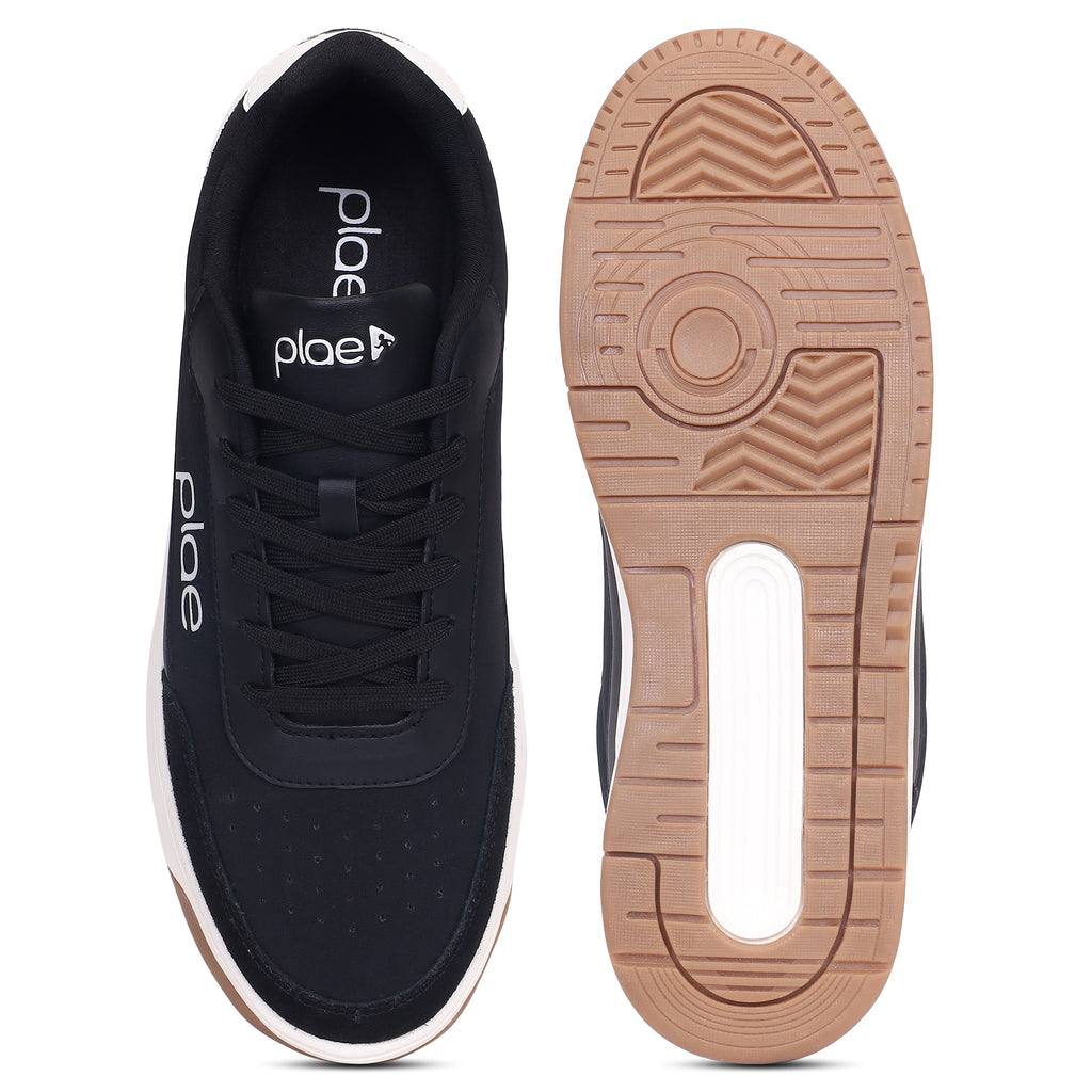 PLAE - Aura Men Lace Up Casual Sneaker – Black