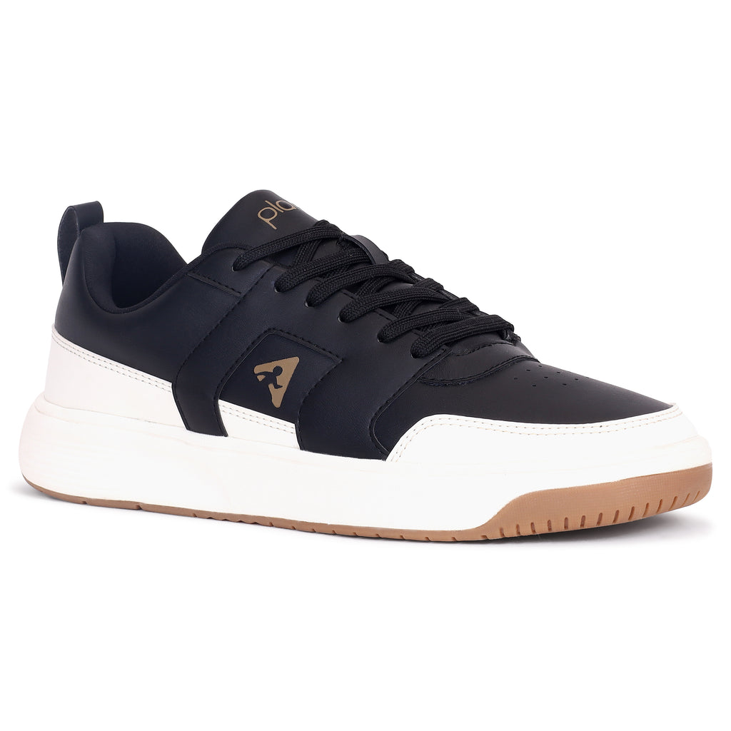 PLAE - Krest Men Lace Up Casual Sneaker – Black/White