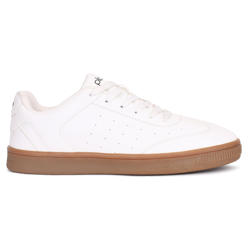 PLAE - Nivo Men Lace Up Casual Sneaker – White