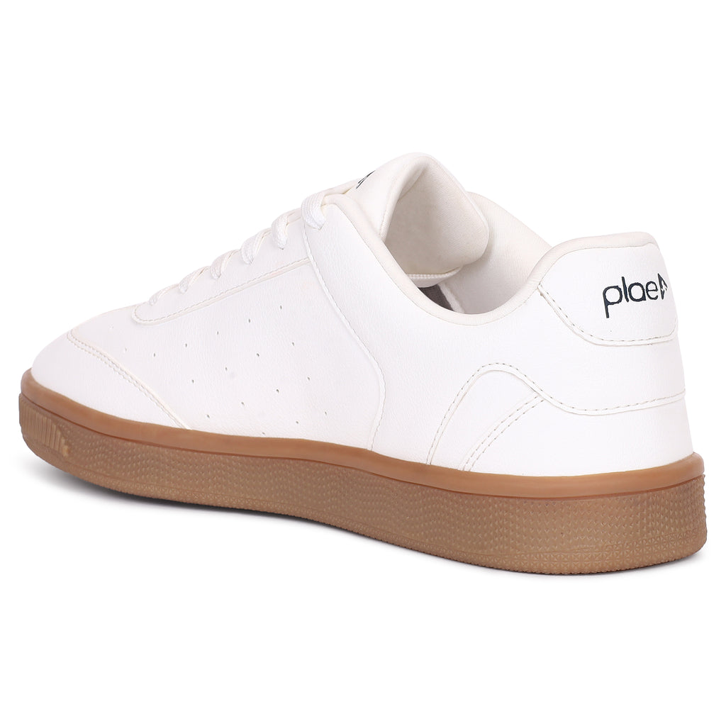 PLAE - Nivo Men Lace Up Casual Sneaker – White