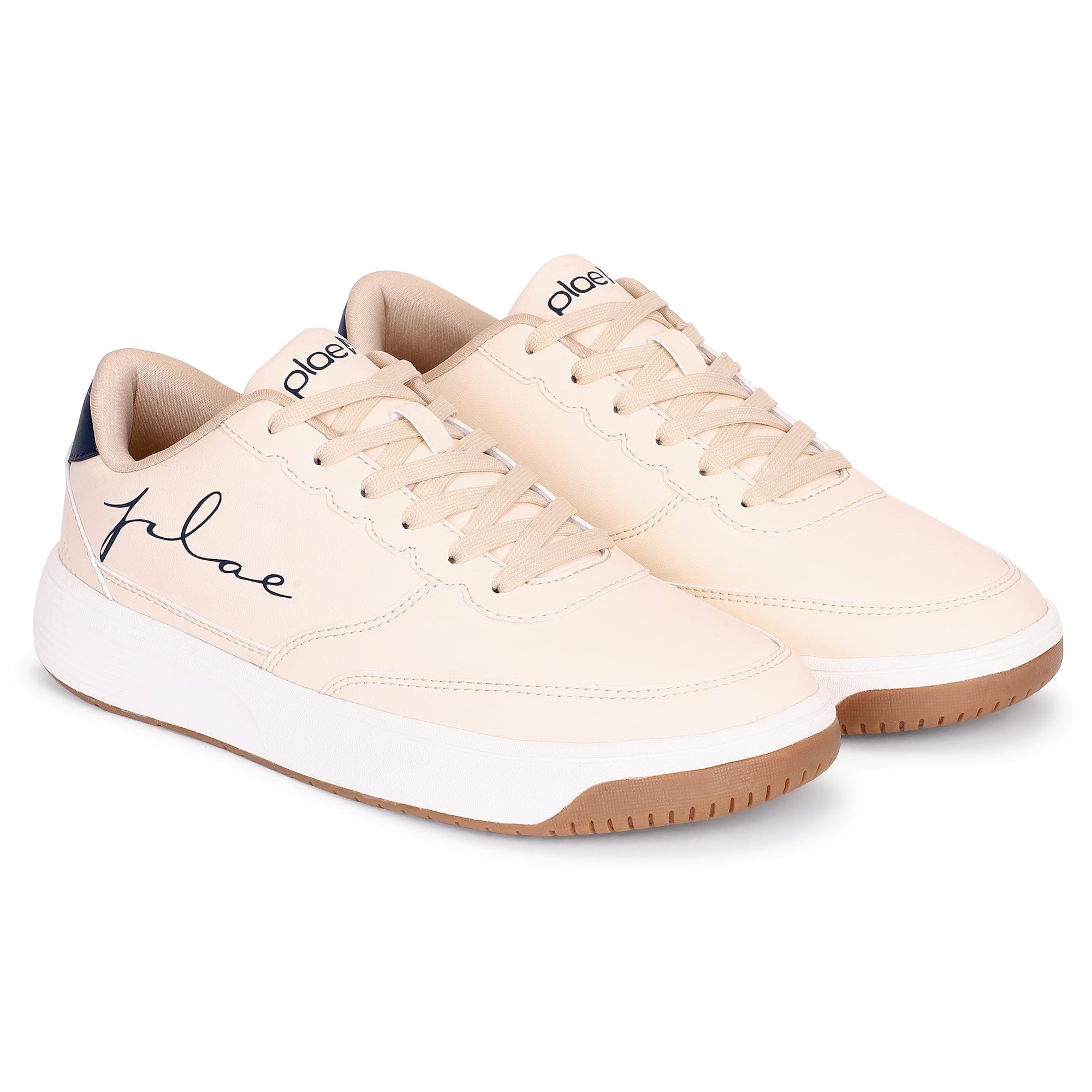 PLAE - Jax Men Lace Up Casual Sneaker – Beige