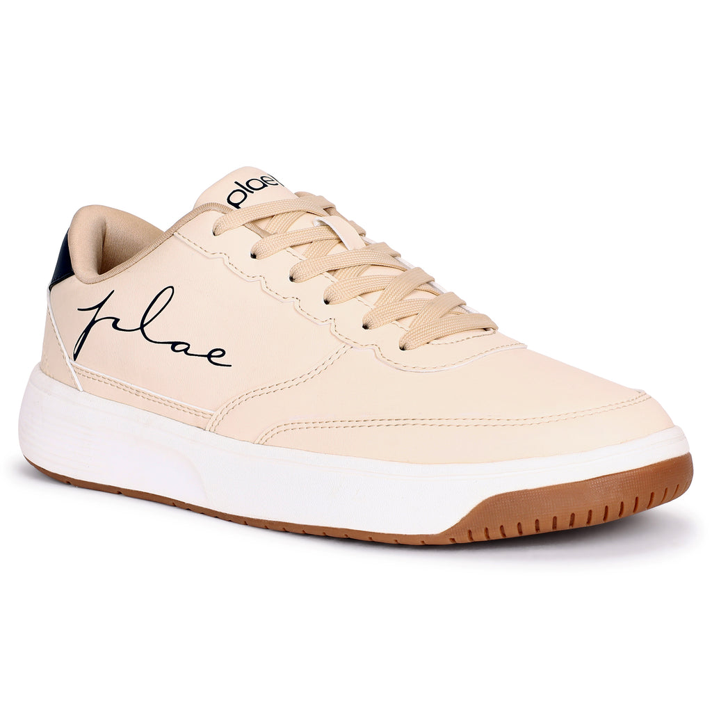 PLAE - Jax Men Lace Up Casual Sneaker – Beige