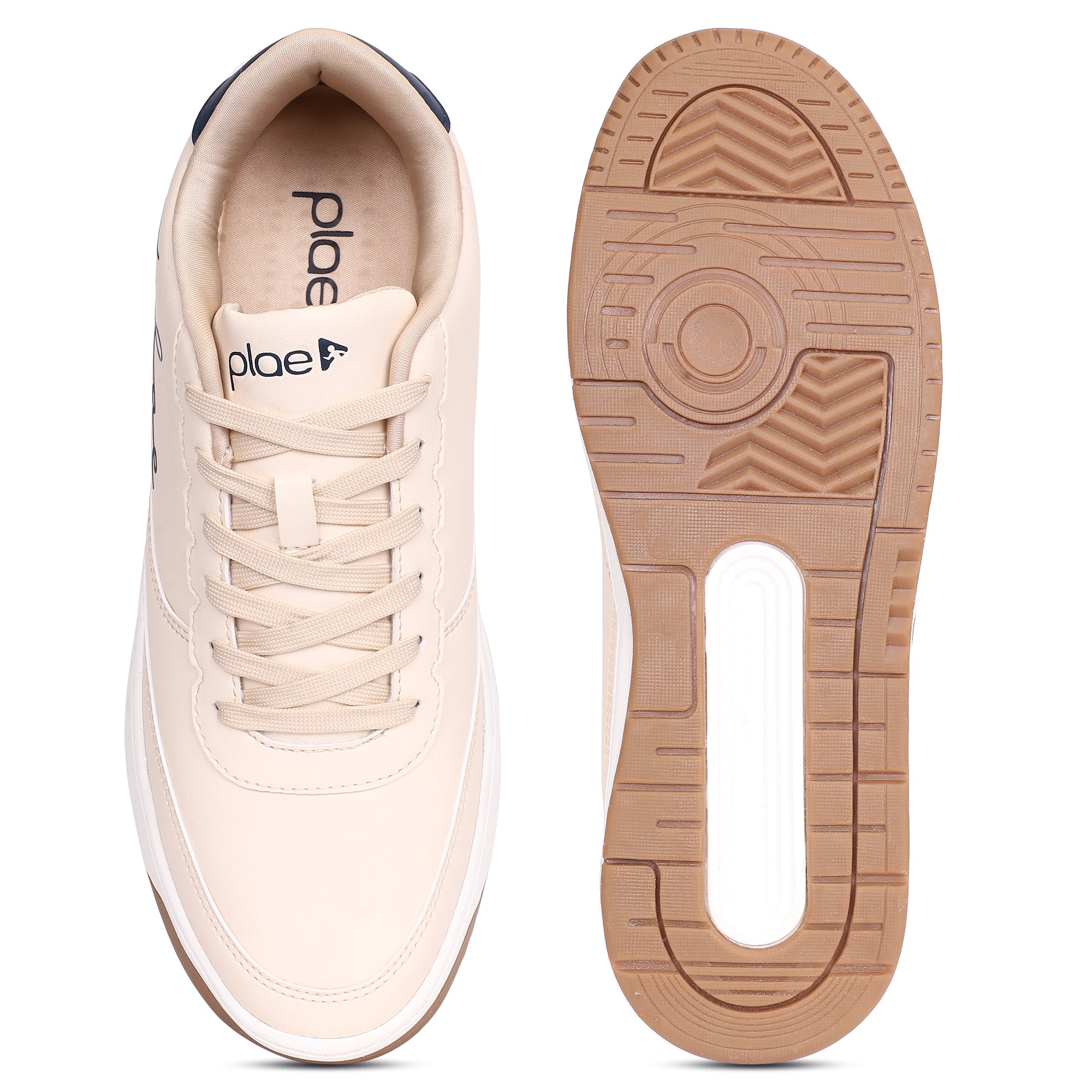 PLAE - Jax Men Lace Up Casual Sneaker – Beige