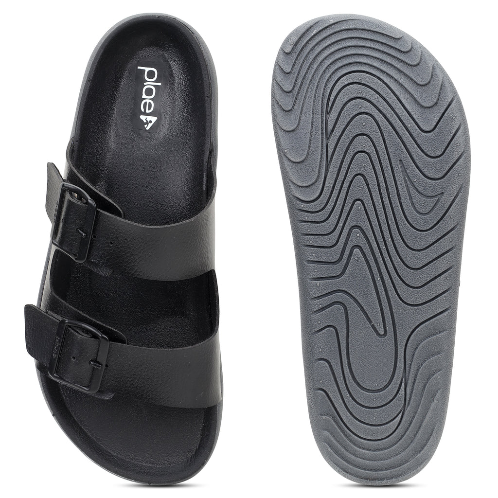 PLAE - Pace Men Casual Slipper – Black
