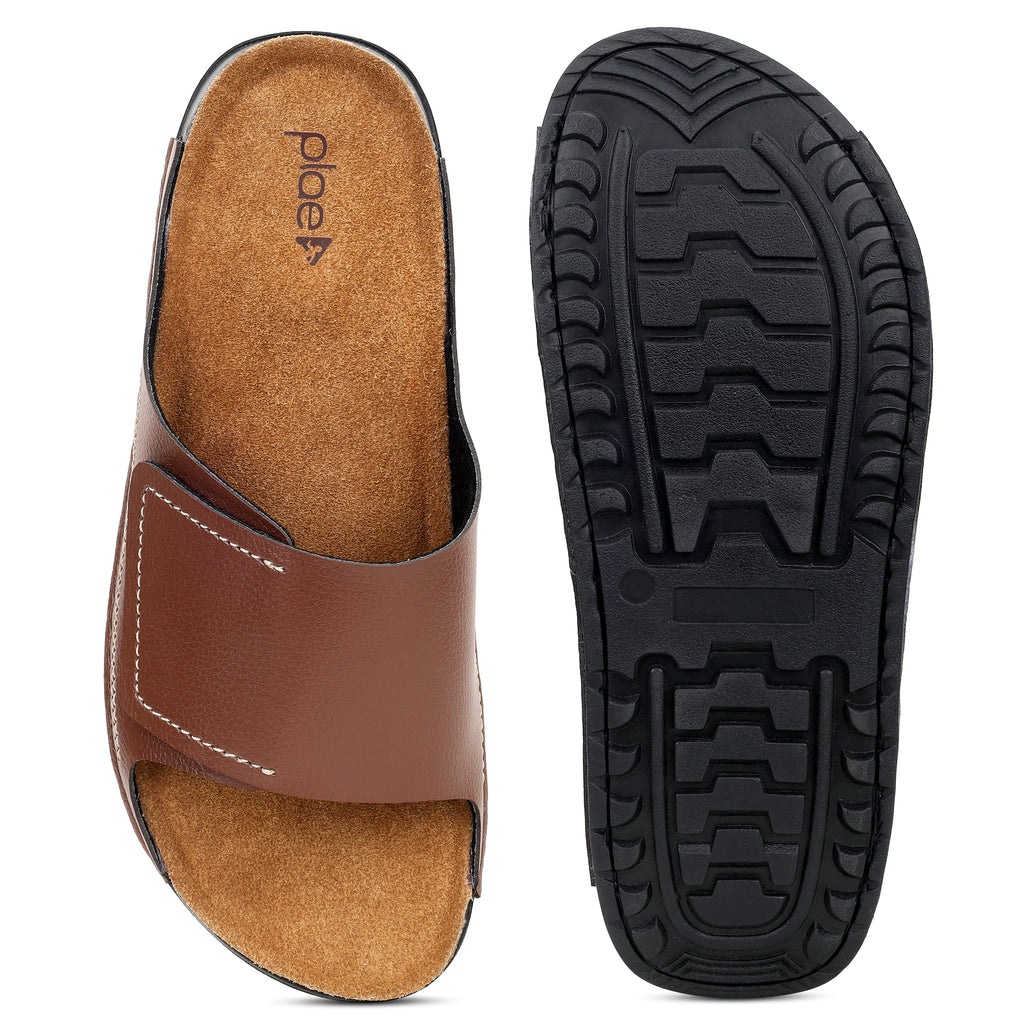 PLAE - Cove Men Casual Slider – Brown