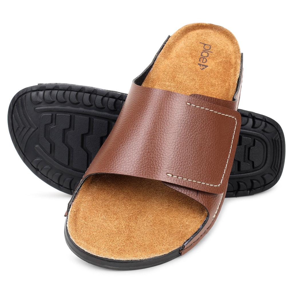 PLAE - Cove Men Casual Slider – Brown