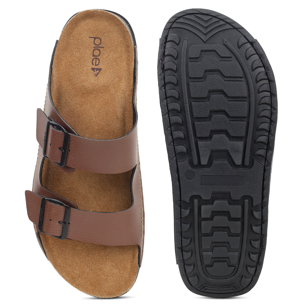 PLAE - Chill Men Casual Slipper – Brown