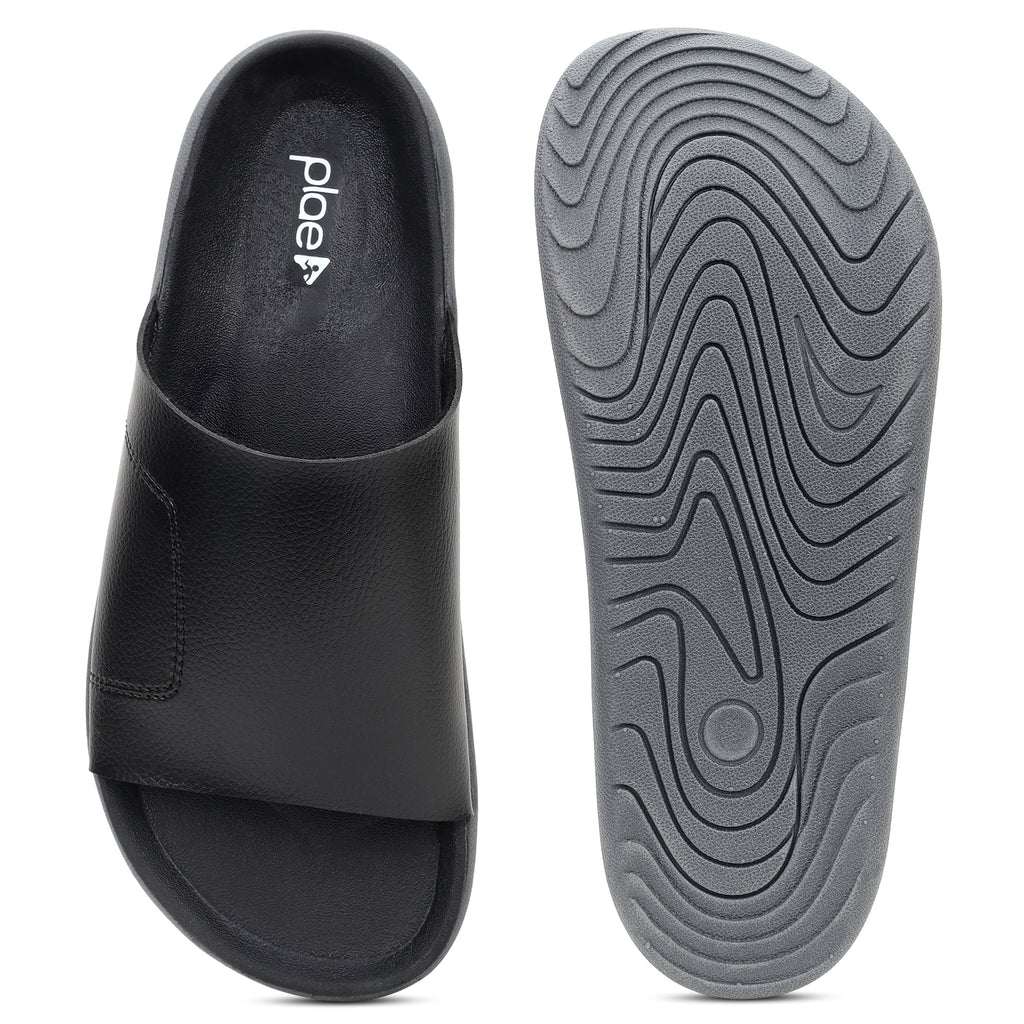 PLAE - Cloud Men Casual Slider – Black