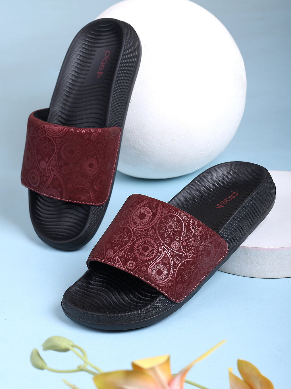 PLAE - Lumina Women Casual Slider – Mehroon