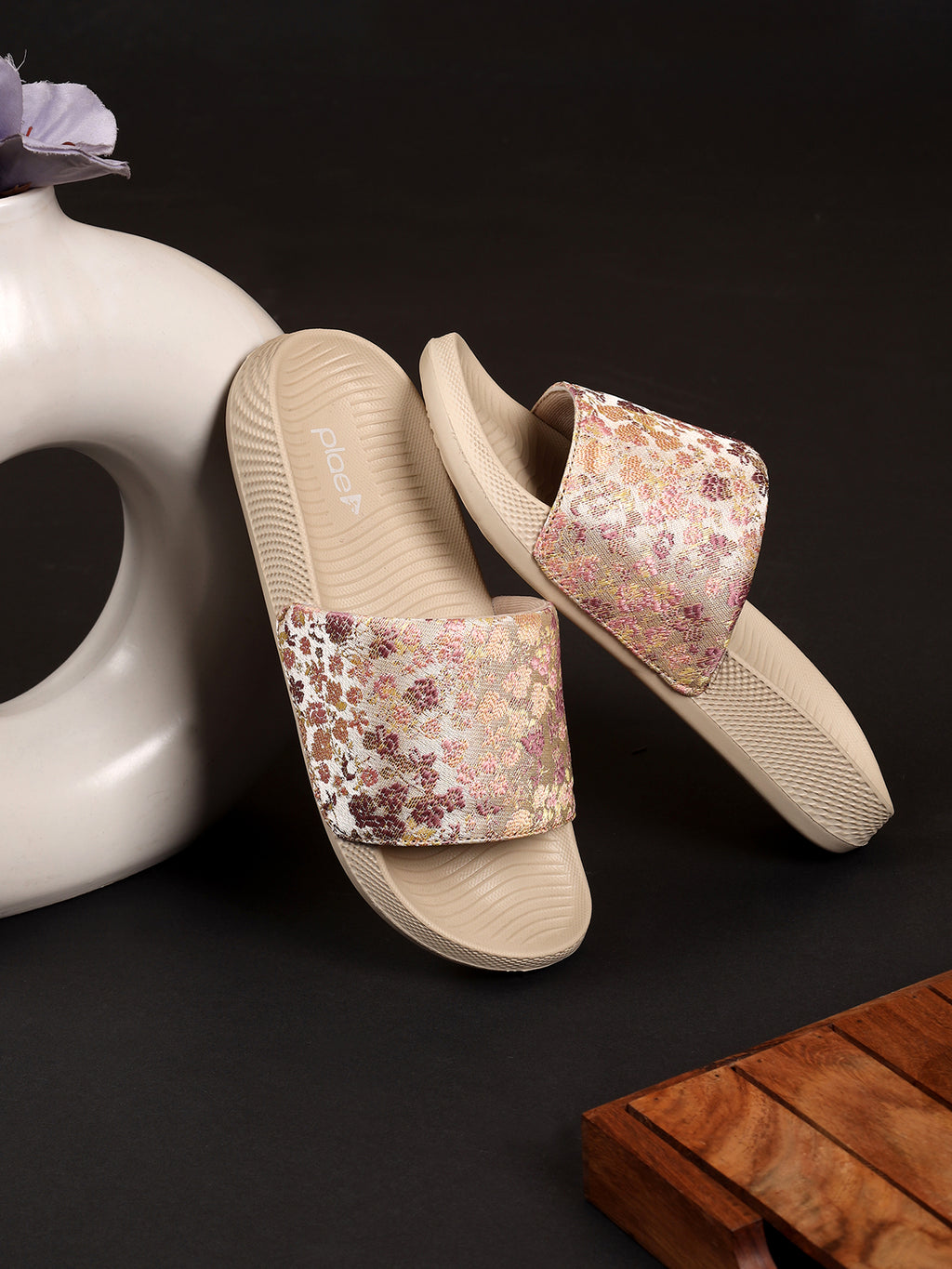 PLAE - Palma Women Casual Slider – Beige