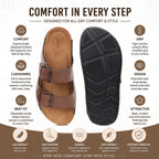 PLAE - Bliss Women Casual Slipper – Brown