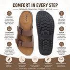 PLAE - Chill Men Casual Slipper – Brown