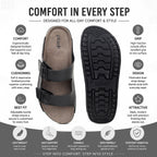 PLAE - Chill Men Casual Slipper – Black