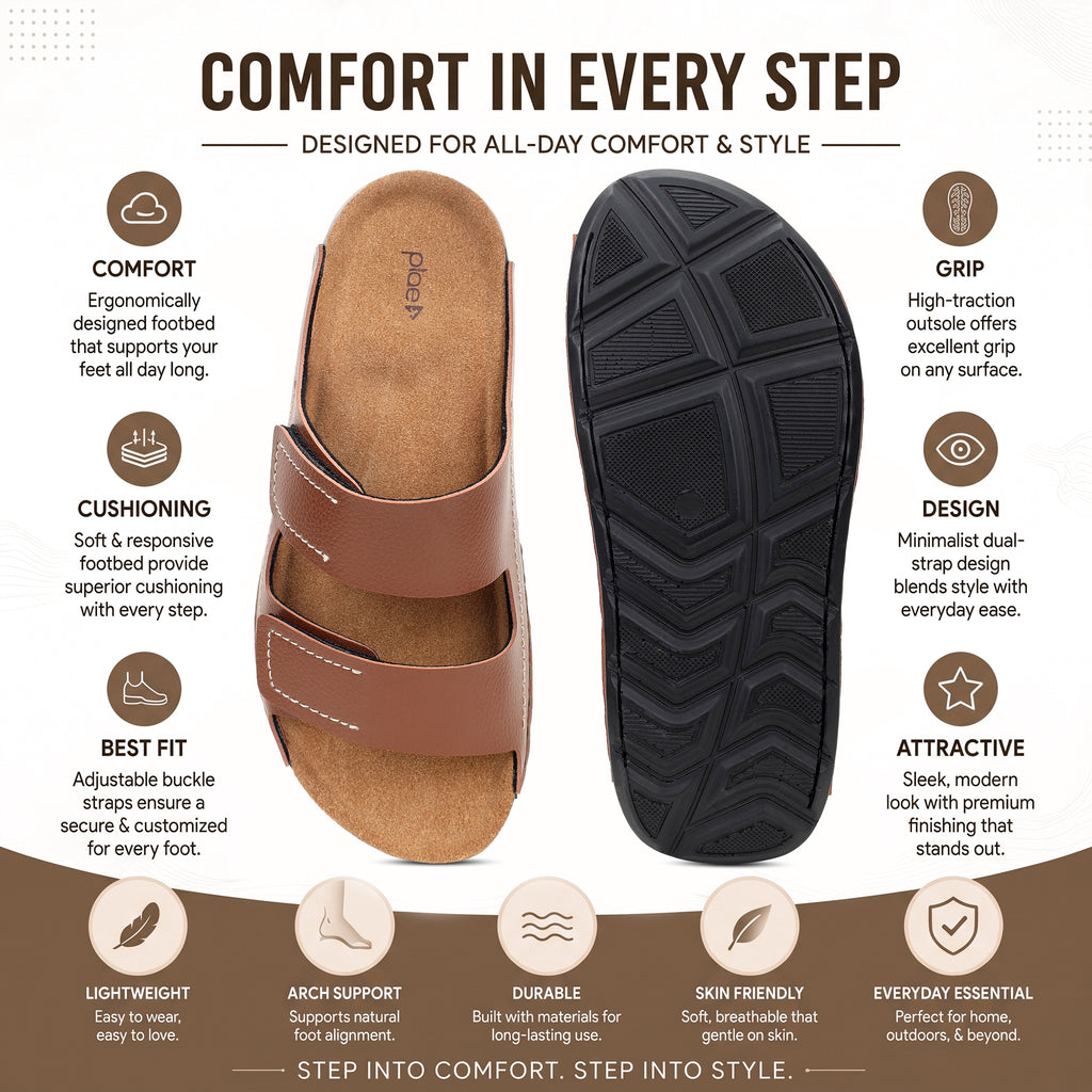 PLAE - Loaf Women Casual Slipper – Tan