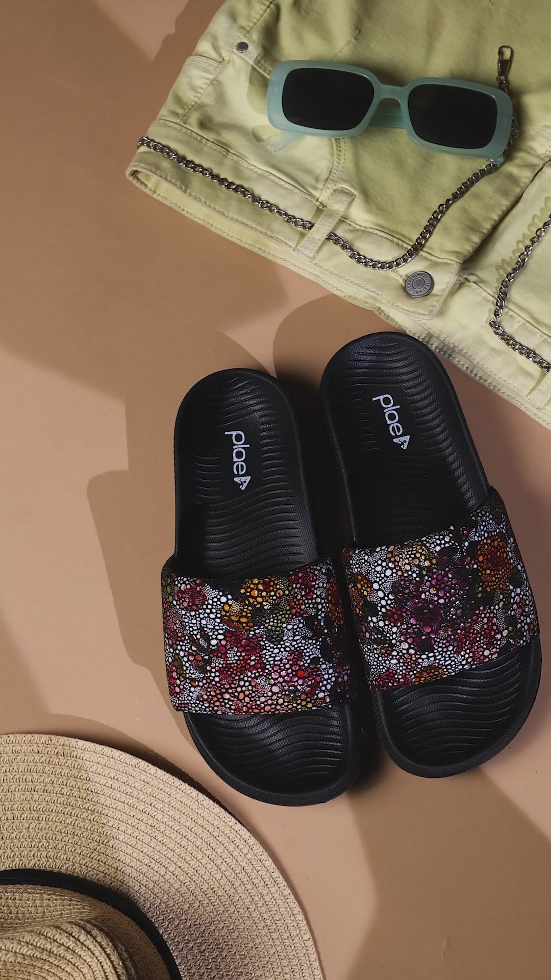 PLAE - Oasis Women Casual Slider – Black