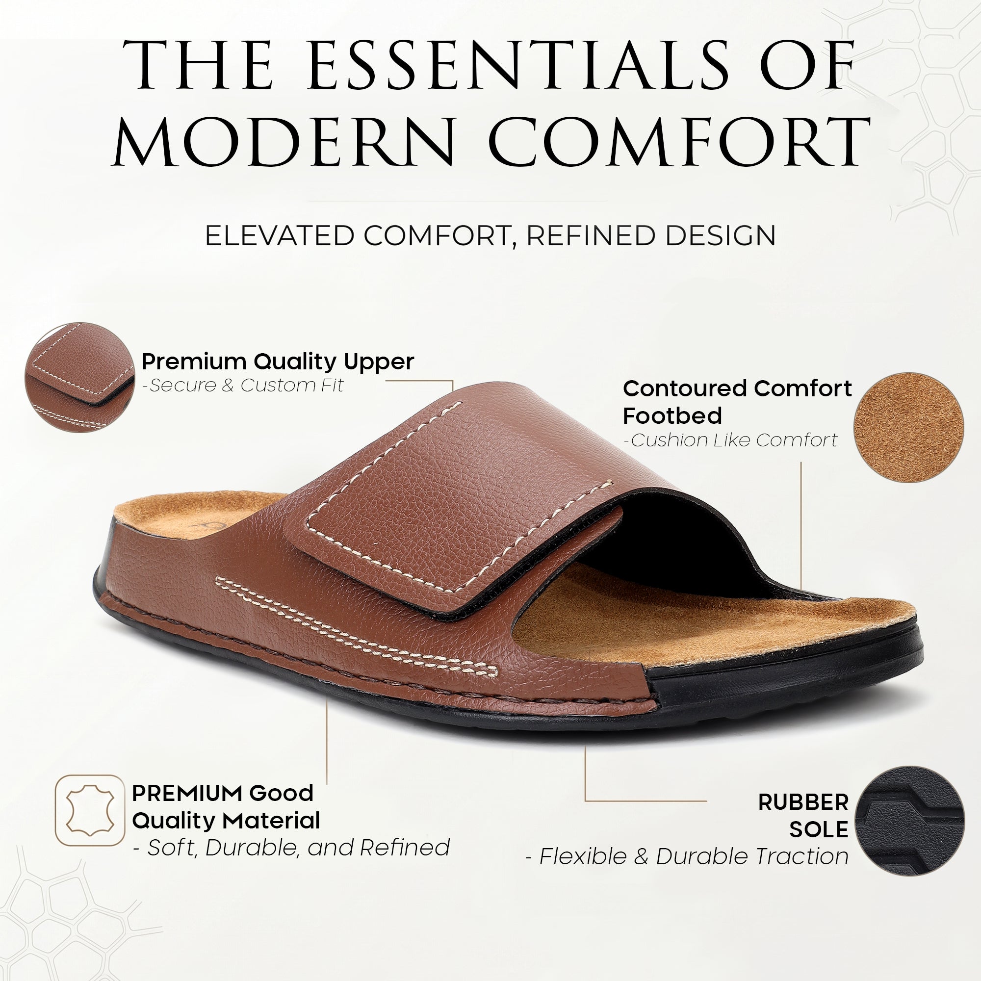 PLAE - Cove Men Casual Slider – Brown